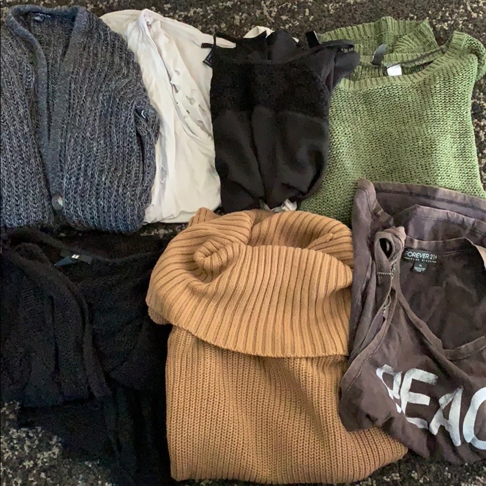 7 sweater/tops bundle
